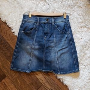 Buffalo high rise jean skirt